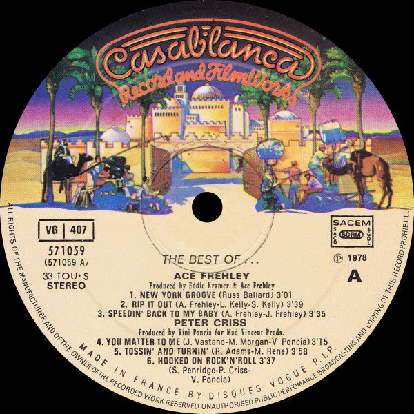 Kiss : The Best Of ... (LP, Album, Comp)