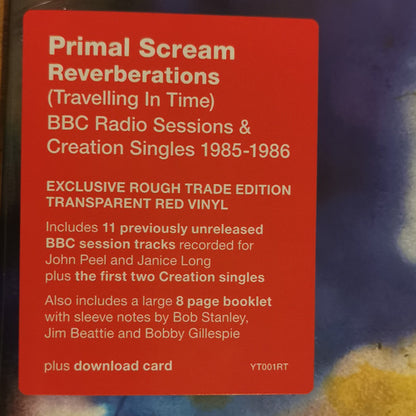 Primal Scream : Reverberations (Travelling In Time) BBC Radio Sessions & Creation Singles 1985-86 (LP, Album, Comp, Ltd, Red)