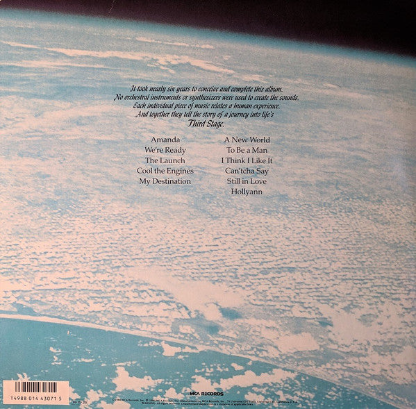 Boston : Third Stage (LP, Album, Gat)