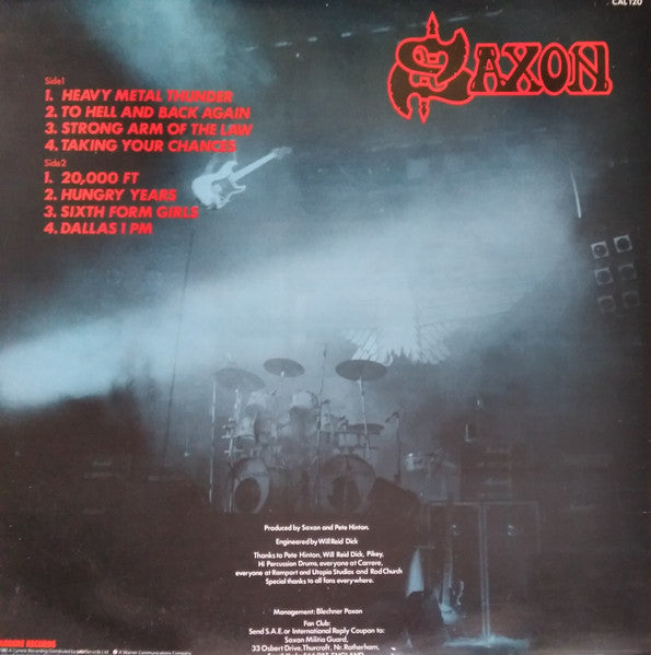 Saxon : Strong Arm Of The Law (LP, Album, Wes)