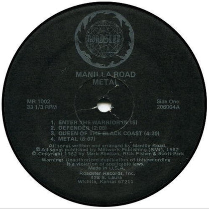 Manilla Road : Metal (LP, Album)