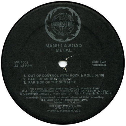 Manilla Road : Metal (LP, Album)