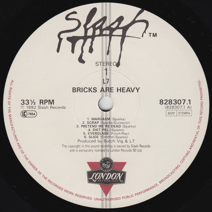 L7 : Bricks Are Heavy (LP, Album)