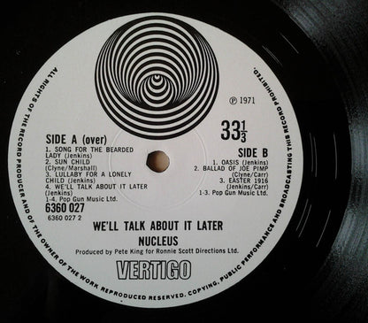 Nucleus (3) : We'll Talk About It Later (LP, Album, Gat)