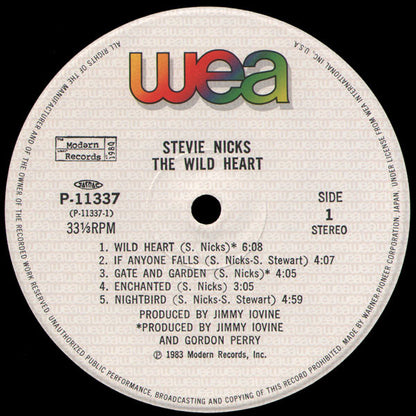 Stevie Nicks : The Wild Heart (LP, Album)