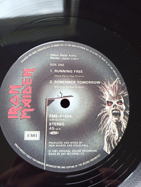 Iron Maiden : Heavy Metal Army - Maiden Japan Live !! (12", RE)