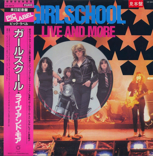 Girlschool : Live And More (12", MiniAlbum)