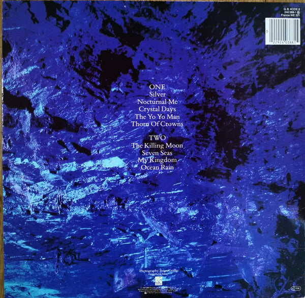 Echo & The Bunnymen : Ocean Rain (LP, Album)
