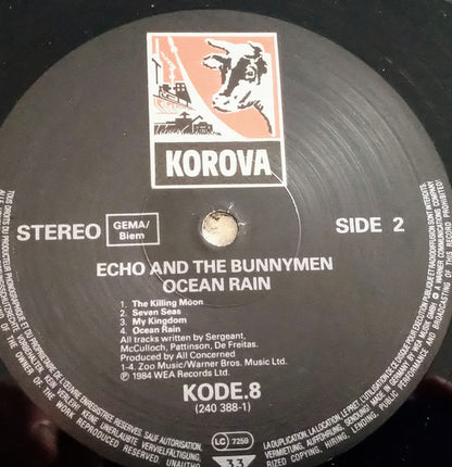 Echo & The Bunnymen : Ocean Rain (LP, Album)