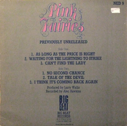 The Pink Fairies : Previously Unreleased (LP, MiniAlbum)