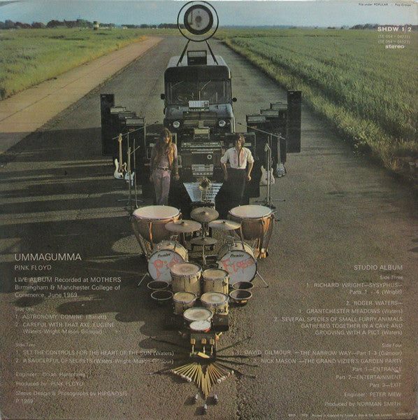 Pink Floyd : Ummagumma (2xLP, Album, RE, RP, Gat)
