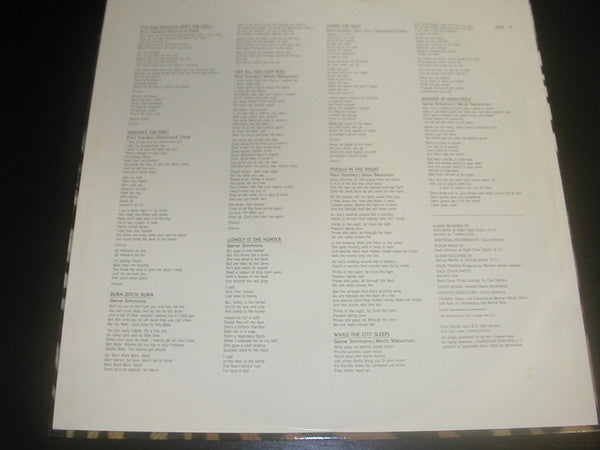 Kiss : Animalize (LP, Album, W/Lbl)