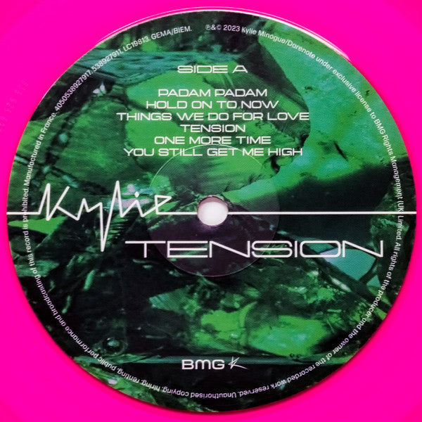 Kylie* : Tension (LP, Album, Ltd, Pin)
