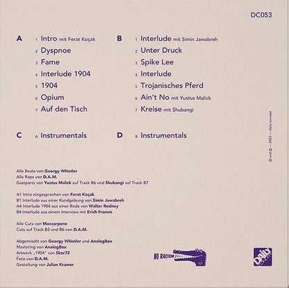 D.A.M.* & Georgy Whistler : 1904 (2xLP, Album)