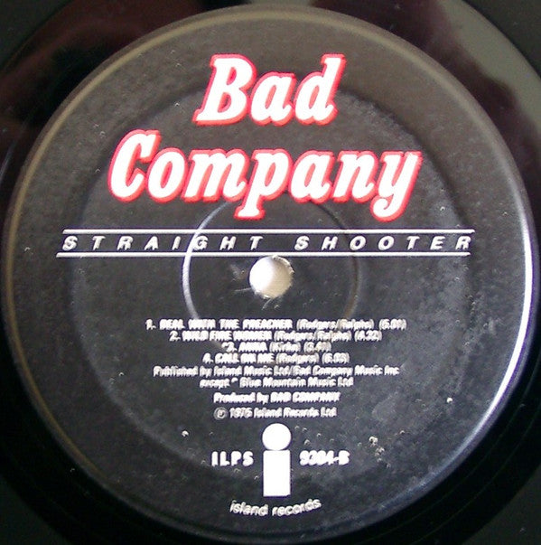 Bad Company (3) : Straight Shooter (LP, Album)