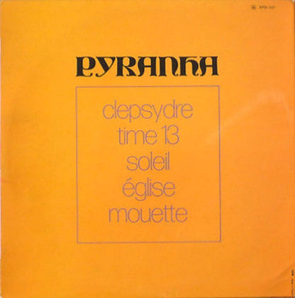 Pyranha : Pyranha (LP, Album)
