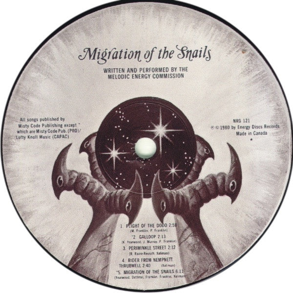 Melodic Energy Commission : Migration Of The Snails (LP, Album)
