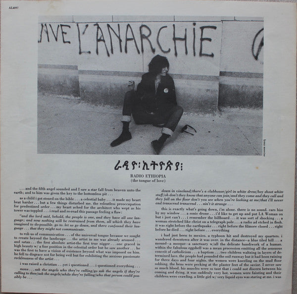 Patti Smith Group : Radio Ethiopia (LP, Album, Promo, PRC)
