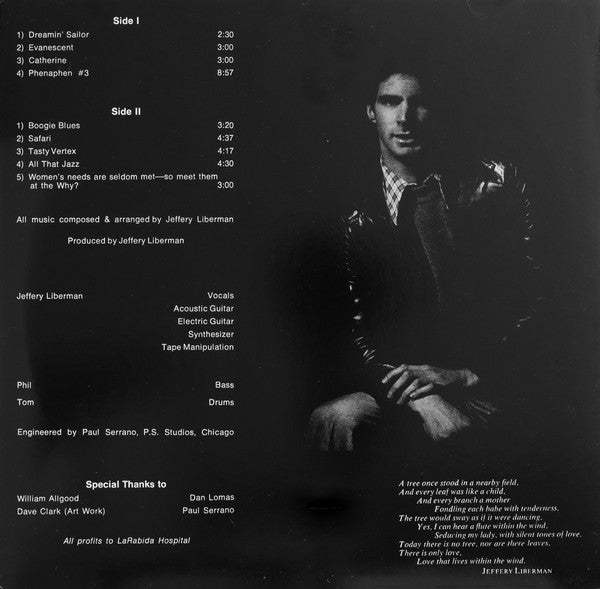 Jeffery Liberman : Jeffery Liberman (LP, Album, RE, Unofficial)