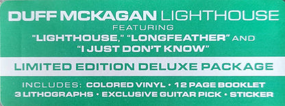 Duff McKagan : Lighthouse (LP, Album, Dlx, Ltd, Whi)