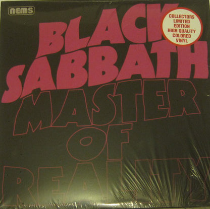 Black Sabbath : Master Of Reality (LP, Album, Ltd, RE, Red)