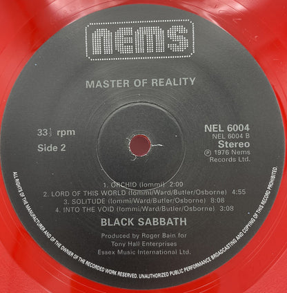 Black Sabbath : Master Of Reality (LP, Album, Ltd, RE, Red)