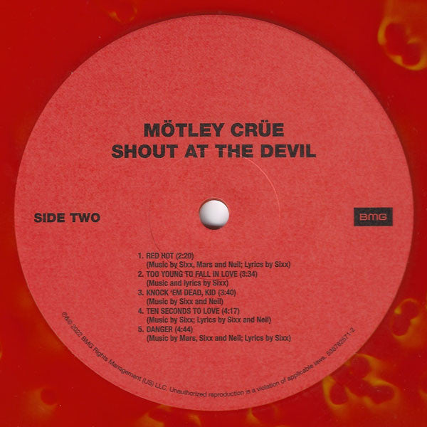 Mötley Crüe : Shout At The Devil (LP, Album, Ltd, RE, RM, Gho)