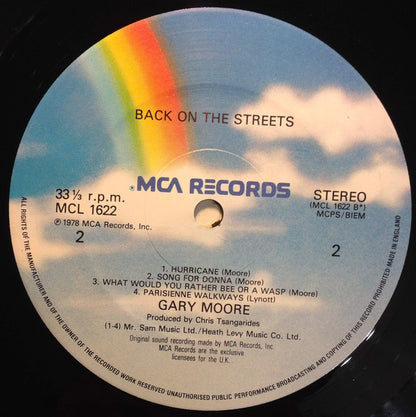 Gary Moore : Back On The Streets (LP, Album, RE)
