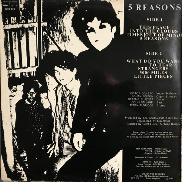 The Garden Path : 5 Reasons (LP, Album)