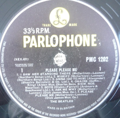 The Beatles : Please Please Me (LP, Album, Mono, 3rd)