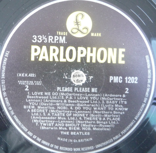 The Beatles : Please Please Me (LP, Album, Mono, 3rd)