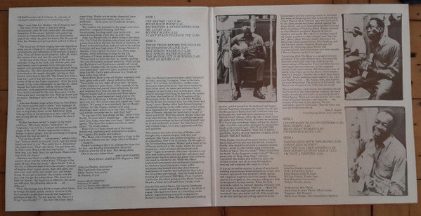 John Lee Hooker : Original Bluesway Sessions (2xLP, Comp, RE, Gat)