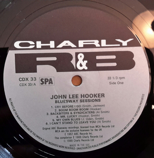 John Lee Hooker : Original Bluesway Sessions (2xLP, Comp, RE, Gat)