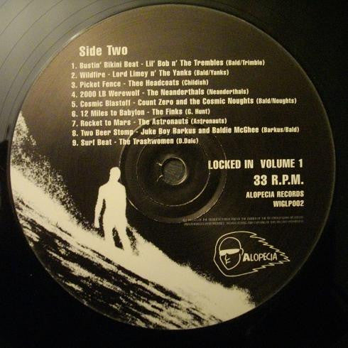 Various : Locked In To Surf & Rock 'N' Roll Instrumentals Volume 1 (LP, Comp)