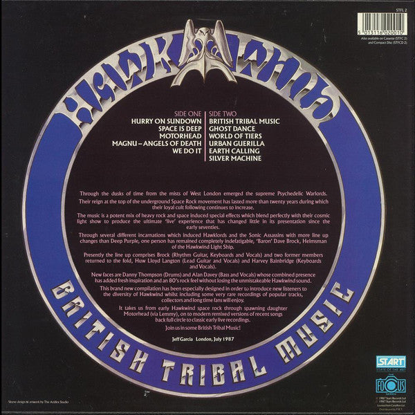 Hawkwind : British Tribal Music (LP, Album, Comp)