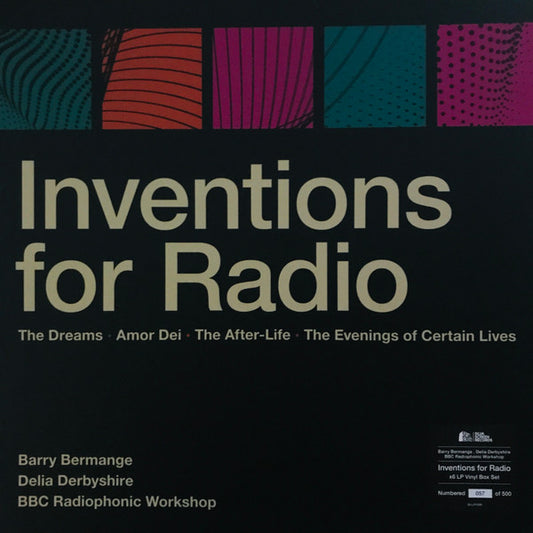 Barry Bermange, Delia Derbyshire, BBC Radiophonic Workshop : Inventions For Radio (6xLP, Comp, Mono + Box, Ltd, Num)
