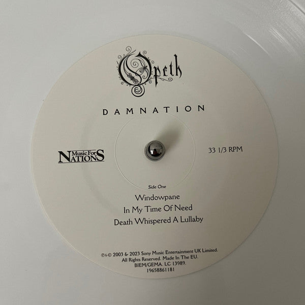 Opeth : Damnation (LP, Album, Ltd, RE, 20t)