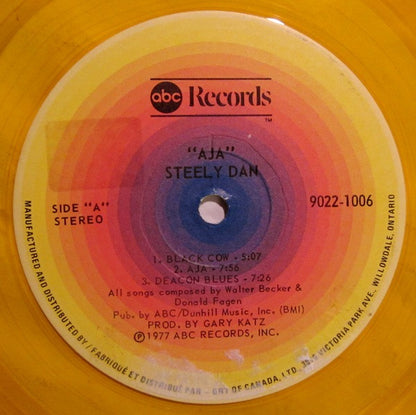 Steely Dan : Aja (LP, Album, Ltd, Yel)