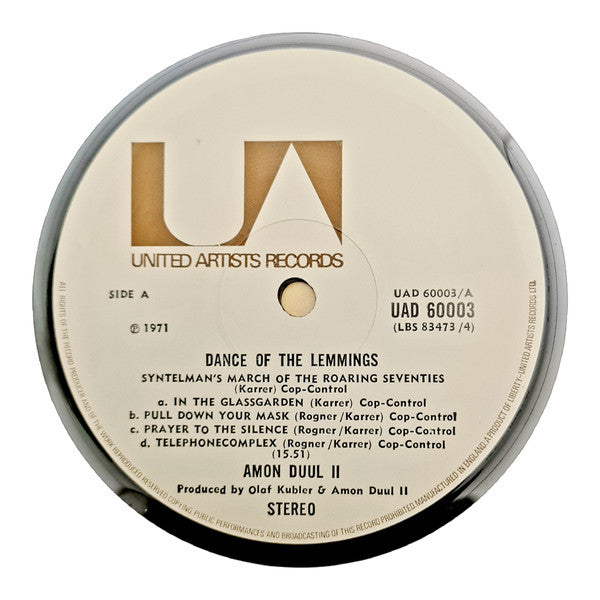 Amon Düül II : Dance Of The Lemmings (2xLP, Album, Gat)