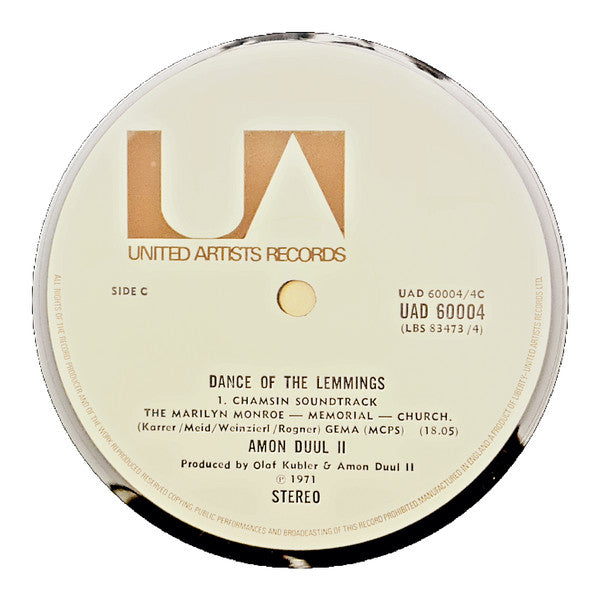 Amon Düül II : Dance Of The Lemmings (2xLP, Album, Gat)