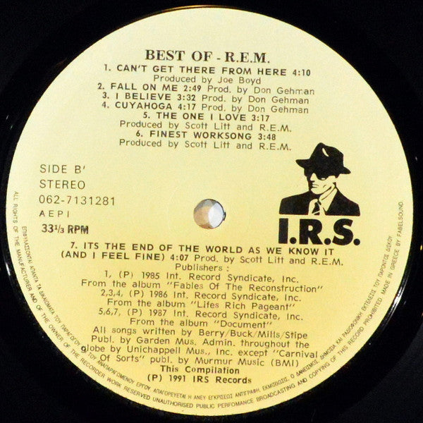 R.E.M. : The Best Of (LP, Comp)