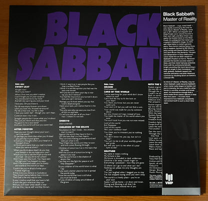 Black Sabbath : Master Of Reality (LP, Album, Club, RE, Pur)