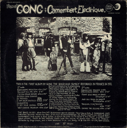 Gong : Camembert Electrique (LP, Album, RE)