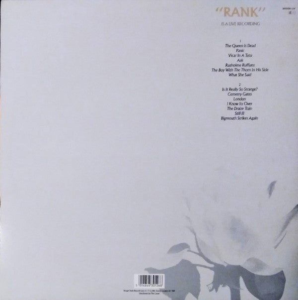 The Smiths : Rank (LP, Album, RP, MPO)