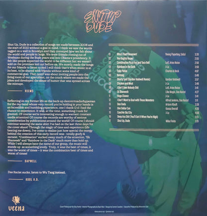 Das Racist : Shut Up, Dude (2xLP, Album, Tan)