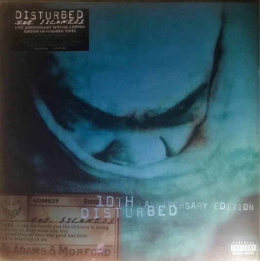 Disturbed : The Sickness (10th Anniversary Edition) (2xLP, Album, Ltd, RE, RM, S/Edition, Gre)