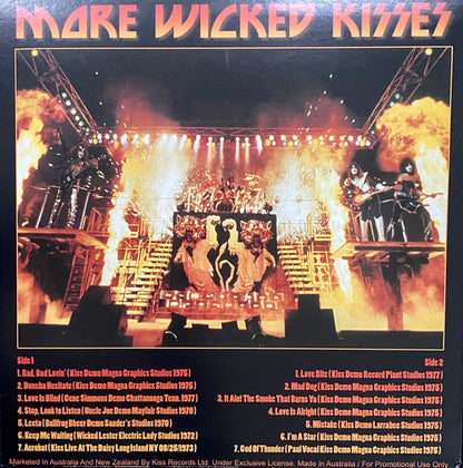 Kiss : More Wicked Kisses (LP, Album, Pic, Promo, Unofficial)