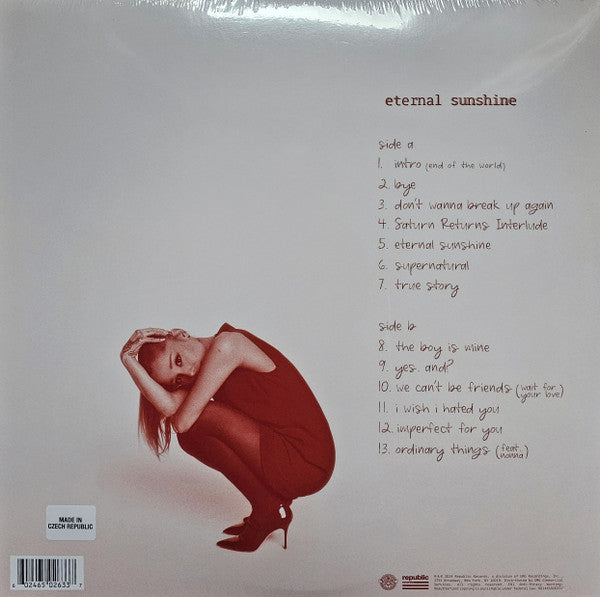 Buy Ariana Grande : Eternal Sunshine (LP, Album, Red) Online for a