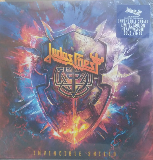Judas Priest : Invincible Shield (2xLP, Album, Ltd, Blu)