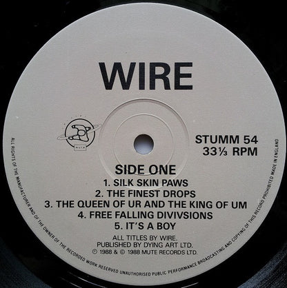 Wire : A Bell Is A Cup Until It Is Struck (LP, Album)